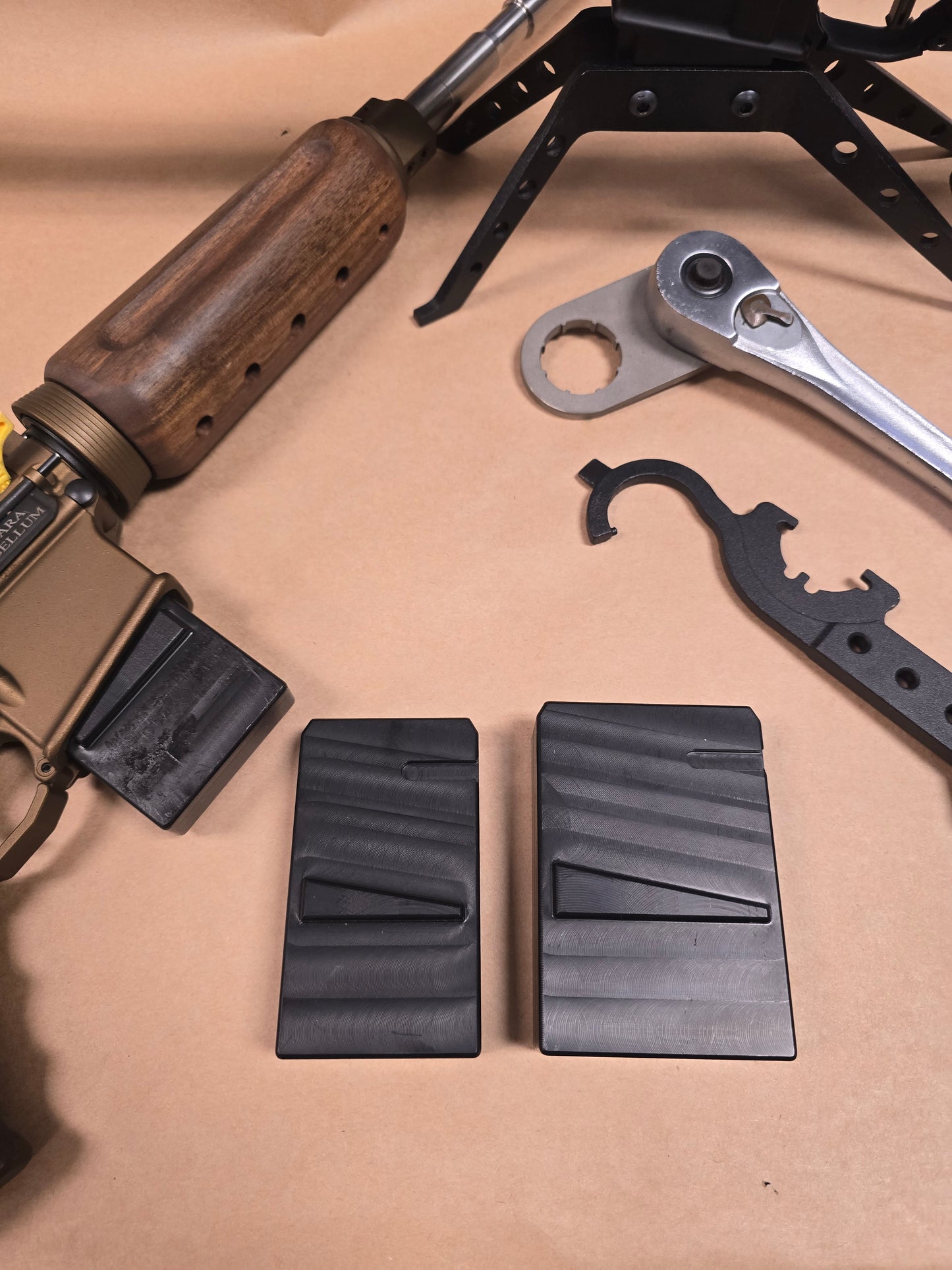 AR Armorer block, solid HDPE