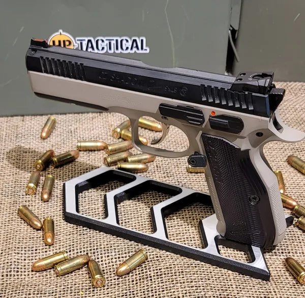 Chevron Pistol Stand