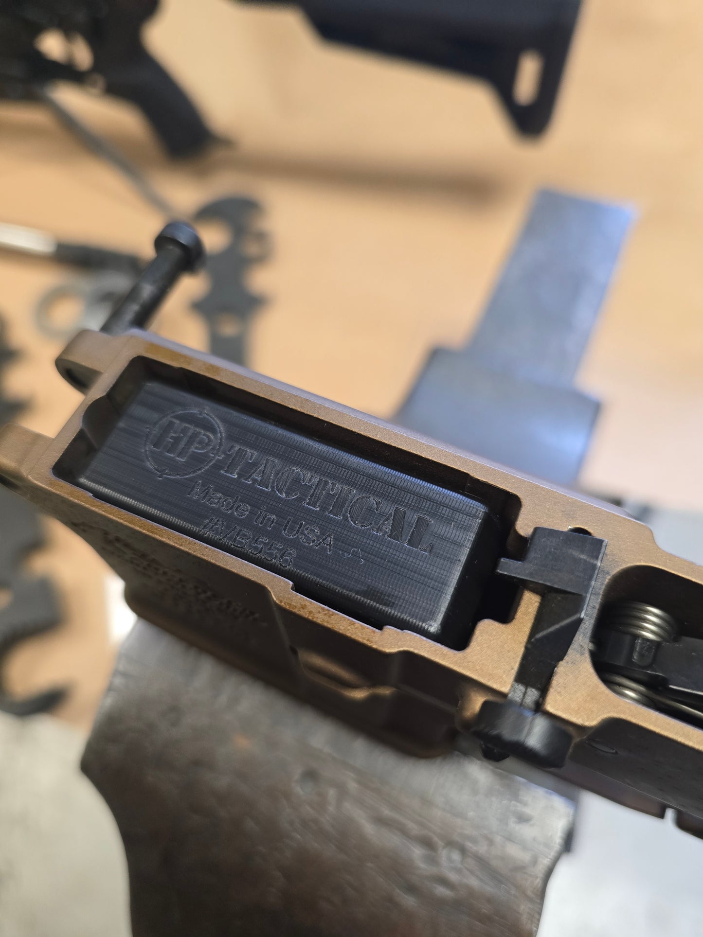 AR Armorer block, solid HDPE